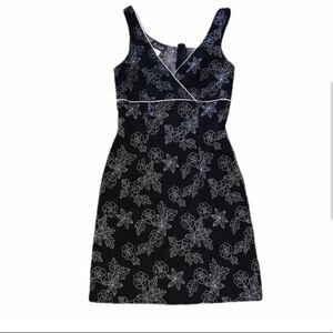 A-List by Wrapper MEDIUM Stretch Dress Black & White